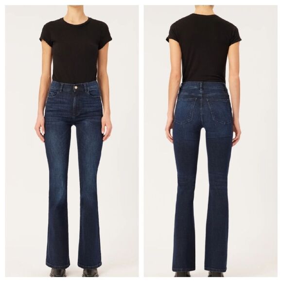 NWOT DL1961 Bridget Performance Boot Dark Jeans - Picture 2 of 12